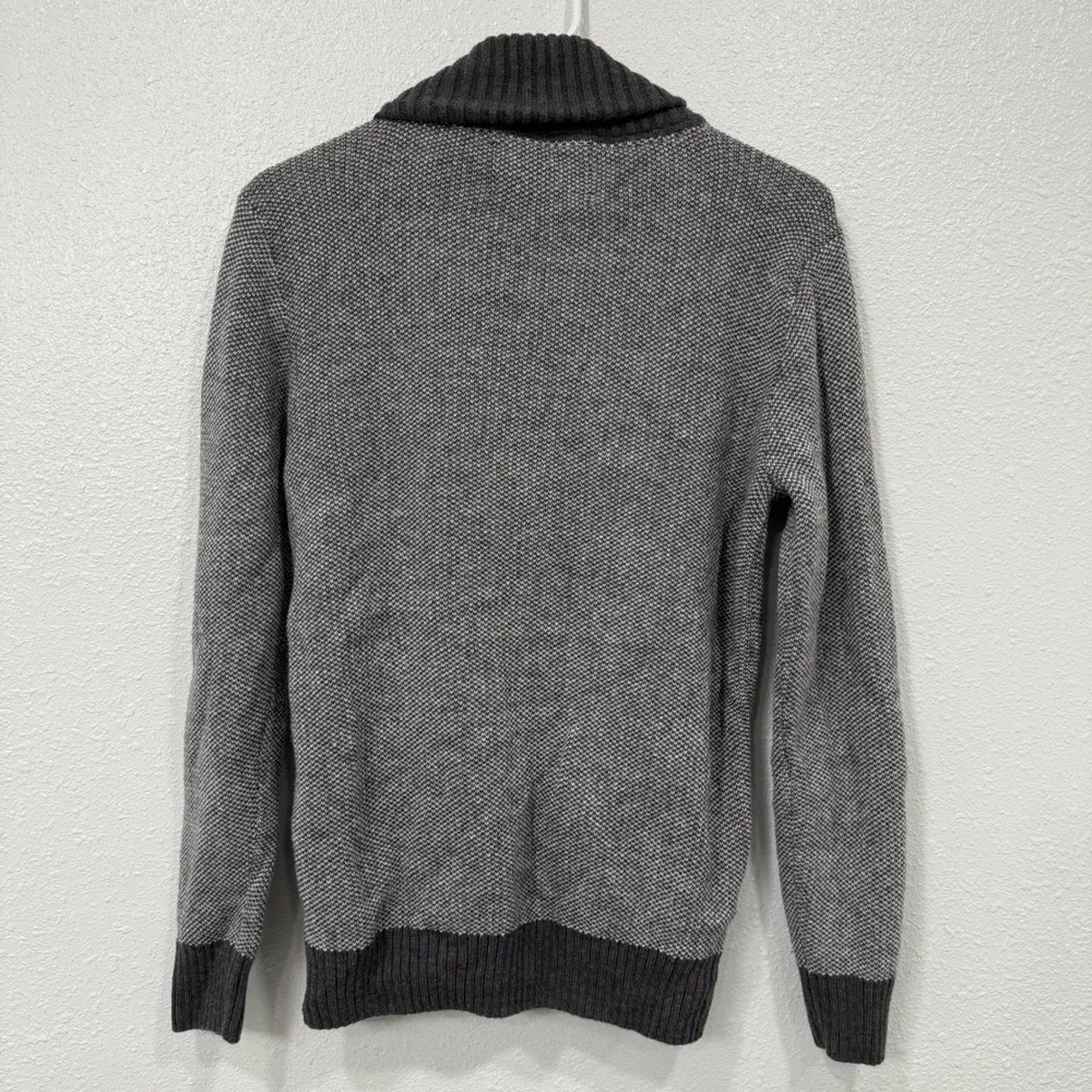 Urban Pipeline Gray Textured Shawl Collar‎ Cardigan Sweater Small